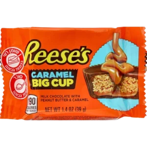 חטיף Reese's Big Cup במילוי חמאת בוטנים וקרמל, 39 גרם