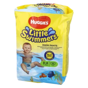 חיתולי שחייה Huggies Little Swimmers למשקל 7–15 ק״ג, 12 יחידות