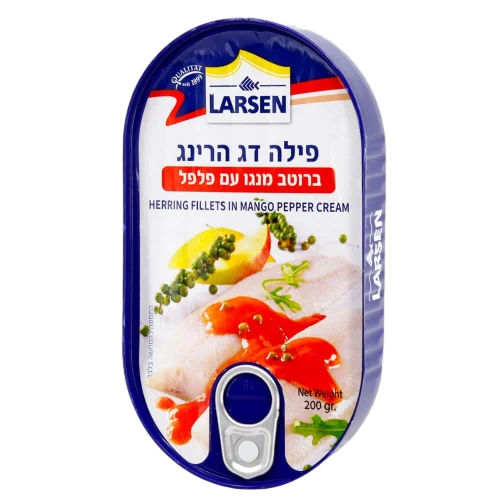 לרסן פילה הרינג פלפל + מנגו 200 גר