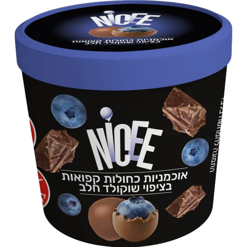 אוכמניות קפואות בציפוי שוקולד