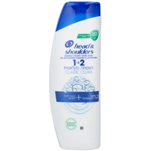שמפו ומרכך Head & Shoulders קלאסי 2 ב־1, 400 מ״ל