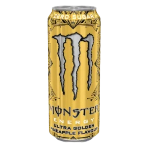 משקה אנרגיה Monster Ultra Gold Zero בטעם אננס, 500 מ״ל