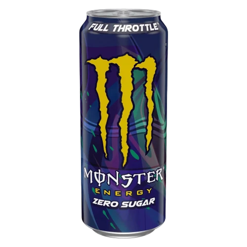 משקה אנרגיה Monster Full Throttle Zero בטעם אפרסק ונקטרינה, 500 מ״ל