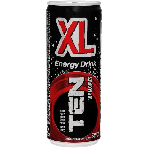 משקה אנרגיה XL ללא סוכר, 250 מ״ל
