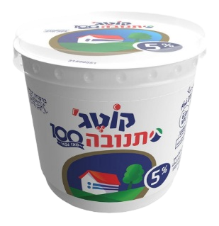 קוטג' תנובה 5% שומן 250 גרם