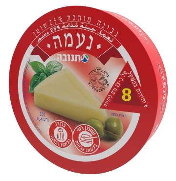 גבינה מותכת נעמה 25% שומן 200 גרם