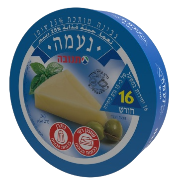 גבינה מותכת נעמה חורש 25% שומן 240 גרם