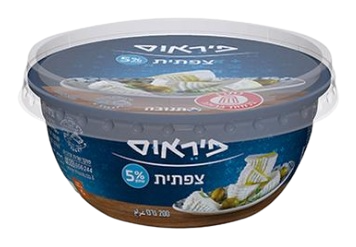 צפתית פיראוס 5% שומן 200 גרם