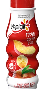 משקה יוגורט יופלה בננה אפרסק 1.5% 250 גרם