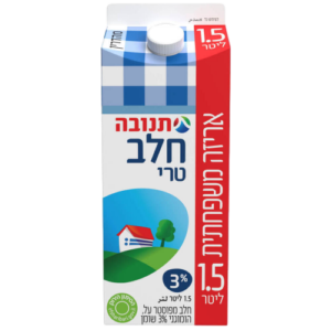חלב 3% 1.5 ליטר