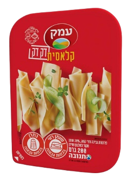 גבינה צהובה עמק 28% שומן דק דק 200 גרם