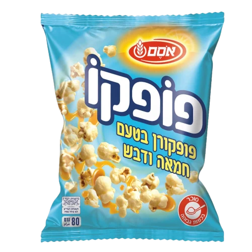 פופקורן חמאה ודבש 80גרם