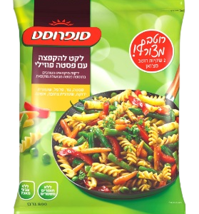 לקט להקפצה עם פסטה פוזילי, 800 גרם