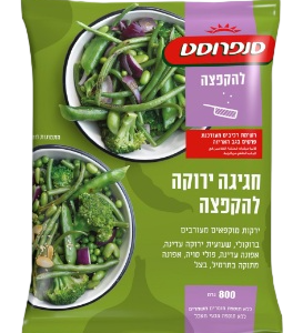 לקט ירקות ירוקים הקפצה סנפרוסט 800 גרם