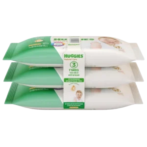 מגבונים לחים Huggies, מארז שלישייה