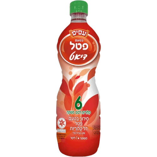 סירופ עסיס בטעם פטל דיאט, 1 ליטר