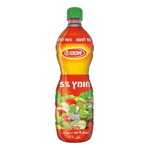 חומץ טבעי 1ליטר אוסם
