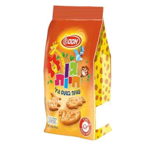 עוגיות גן חיות וניל 250 ג'