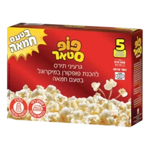 פופסטאר- חמאה 5 יח"