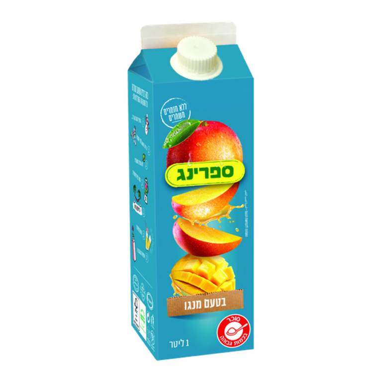 ספרינג-מנגו 1 ליטר קרטון