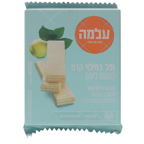 וופל עלמה קלאסי- לימון 200 גר"