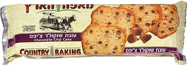 עוגת שוקלד צ'יפס הארץ 350 גרם