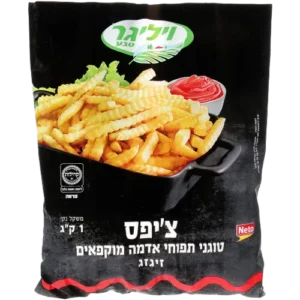 ציפס זיגזג 1 קג