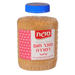 סוגת סוכר דמררה צנצנת 1 ק"ג