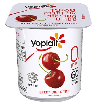 יוגורט דיאט 0% יופלה דובדבן 150 גרם