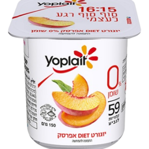 יוגורט דיאט 0% יופלה שומן אפרסק 150 גרם