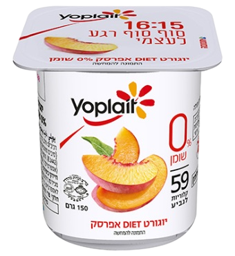 יוגורט דיאט 0% יופלה שומן אפרסק 150 גרם