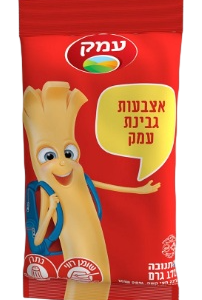 גבינה צהובה אצבעות עמק 28% שומן 172 גרם