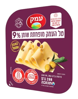 גבינת טל העמק לייט 9% שומן 200 גרם