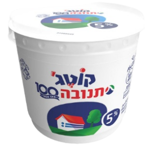 קוטג' תנובה 5% שומן 250 גרם