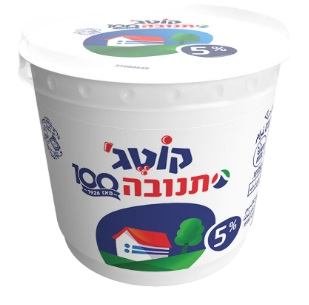 קוטג' תנובה 5% שומן 250 גרם