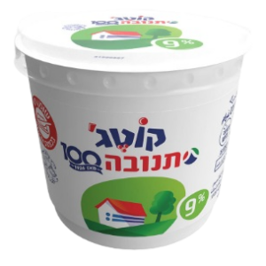 קוטג' תנובה 9% שומן 250 גרם