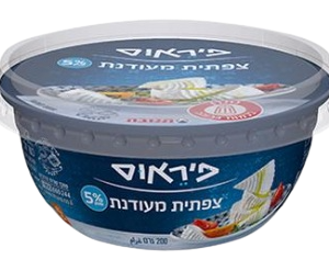 צפתית מעודנת פיראוס 5% שומן 200 גרם