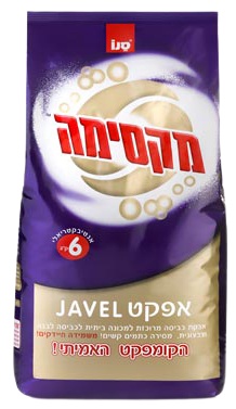 אבקת כביסה סנו מקסימה עם אפקט Javel - משקל 6 ק''ג