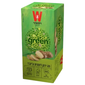 תה ירוק לימונית ג'ינג'ר
