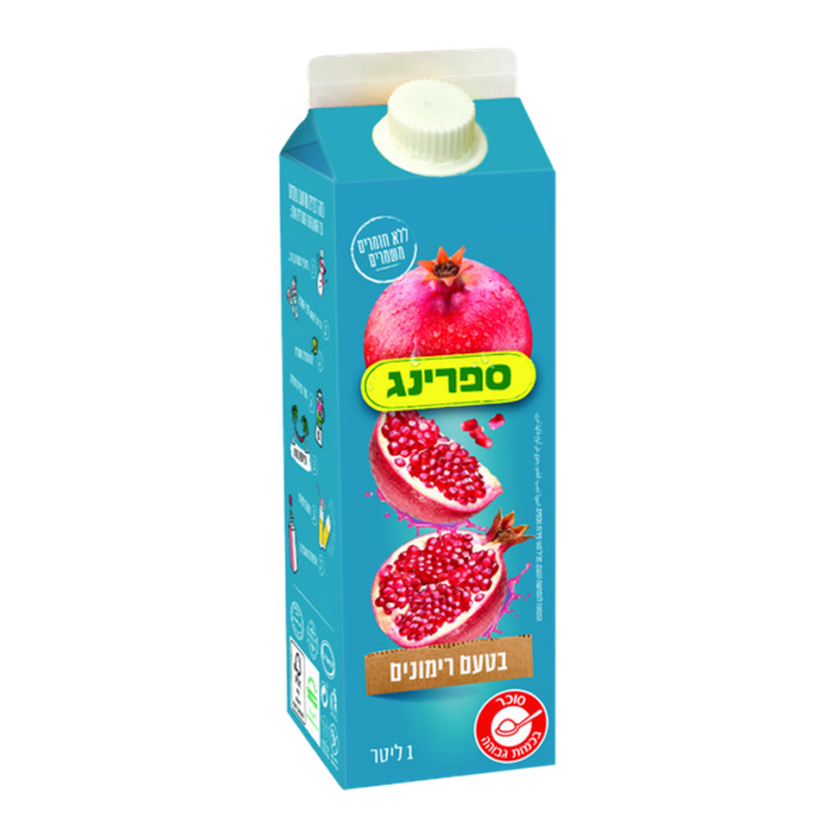 ספרינג-רימונים 1 ליטר קרטון