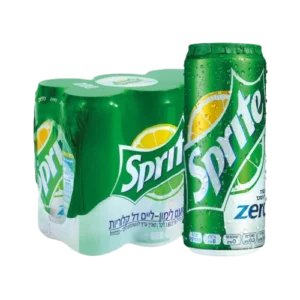 שישיית פחיות SPRITE ZERO, ‏6 × 330 מ״ל