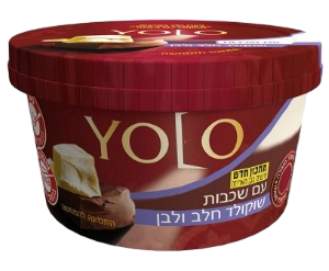 מעדן יולו שכבות שוקולד חלב ולבן 122 גרם