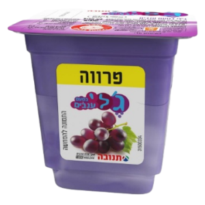 ג'לי תנובה בטעם ענבים 125 גרם