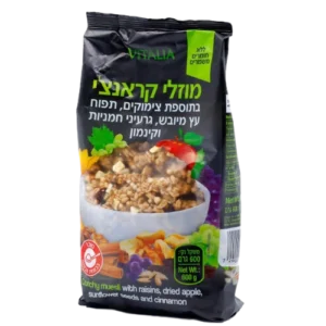 מוזלי קראנצי צימוק תפוח מיובש
