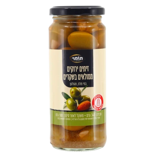זית ירוק ממולא שקד