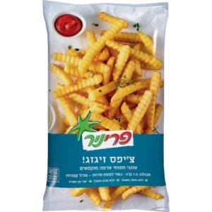 ציפס זיגזג קפוא 1.5
