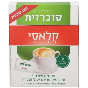 ממתיק שולחני סוכרזית קלאסי, 120 שקיות