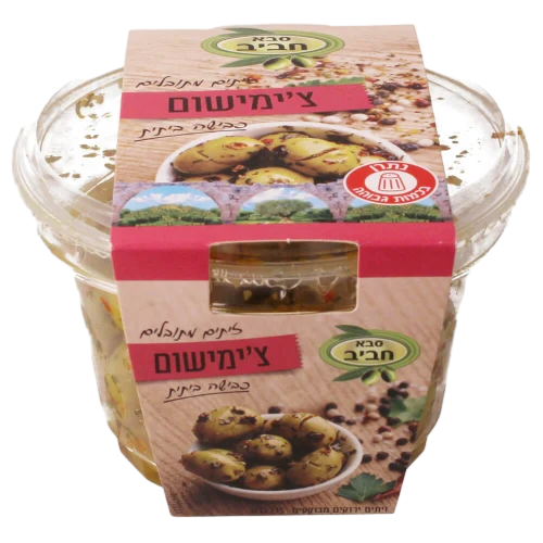 זיתים מתובלים צימישום -215 גרם