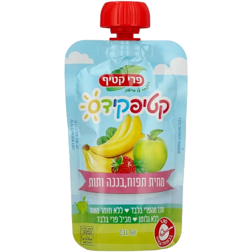 מחית תפוח בננה ותות