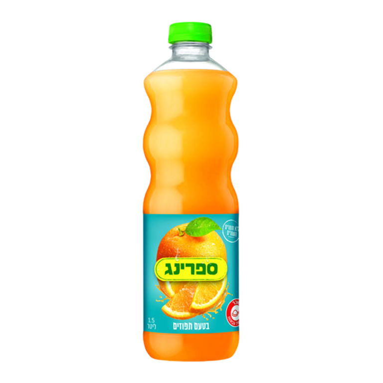 ספרינג תפוזים 1.5 ליטר